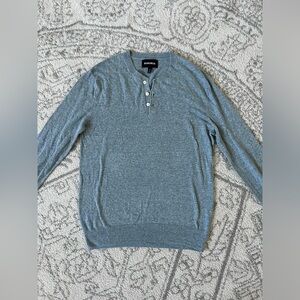 Bonobos long sleeve men’s sweater gently worn size small light blue slim fit